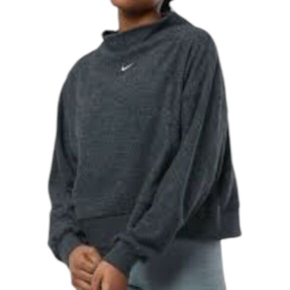 Nike mock neck cropped sweater - Picture 1 of 6
